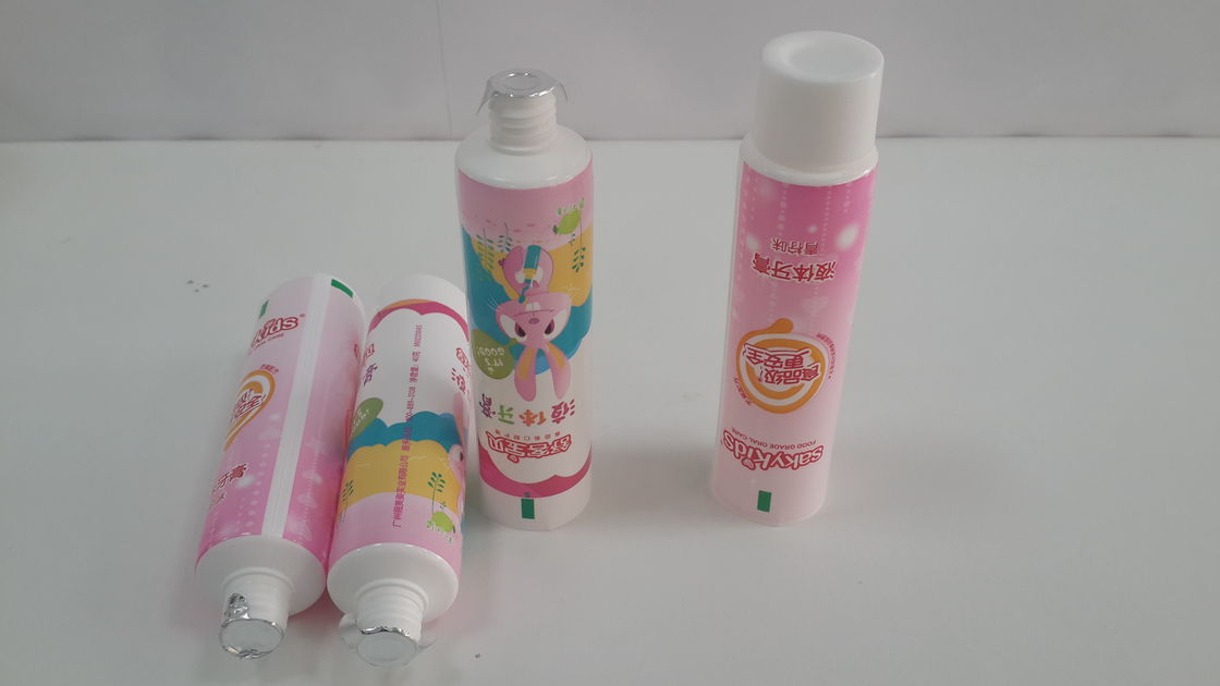 40g miękkich plastikowych dzieci pasty do zębów żelowych zębów żelowych rurek laminowanych wąż z gładką płaską nakrywką